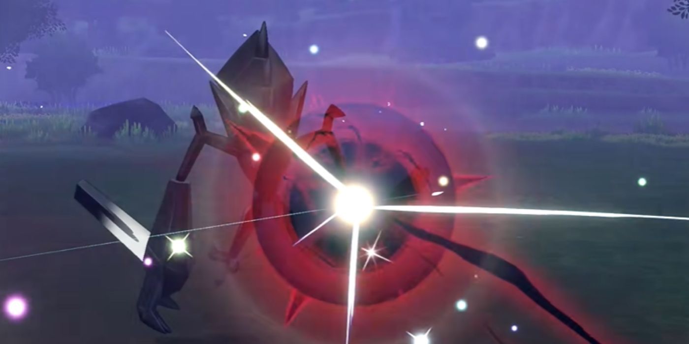 Necrozma using Photon Geyser in Pokémon Sword &amp; Shield