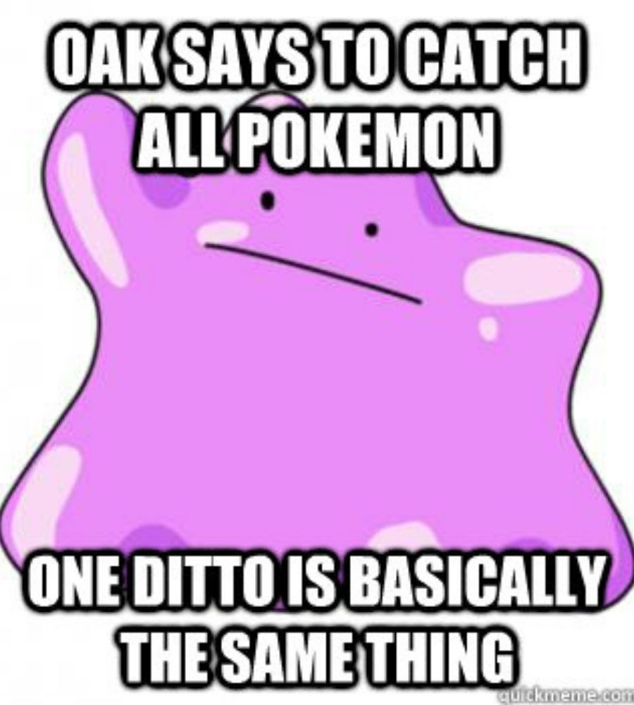 Pokemon Ditto Meme
