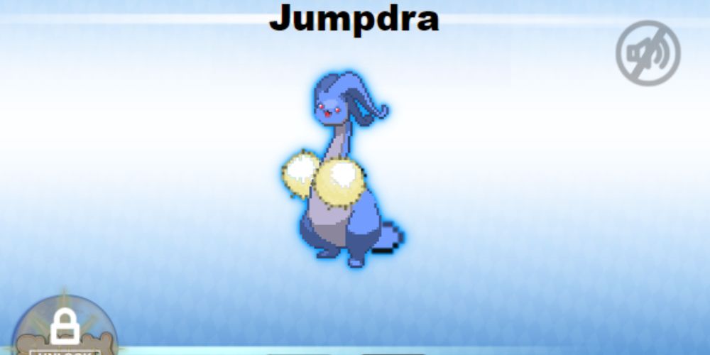 Jumpdra in the Pokémon Fusion app.