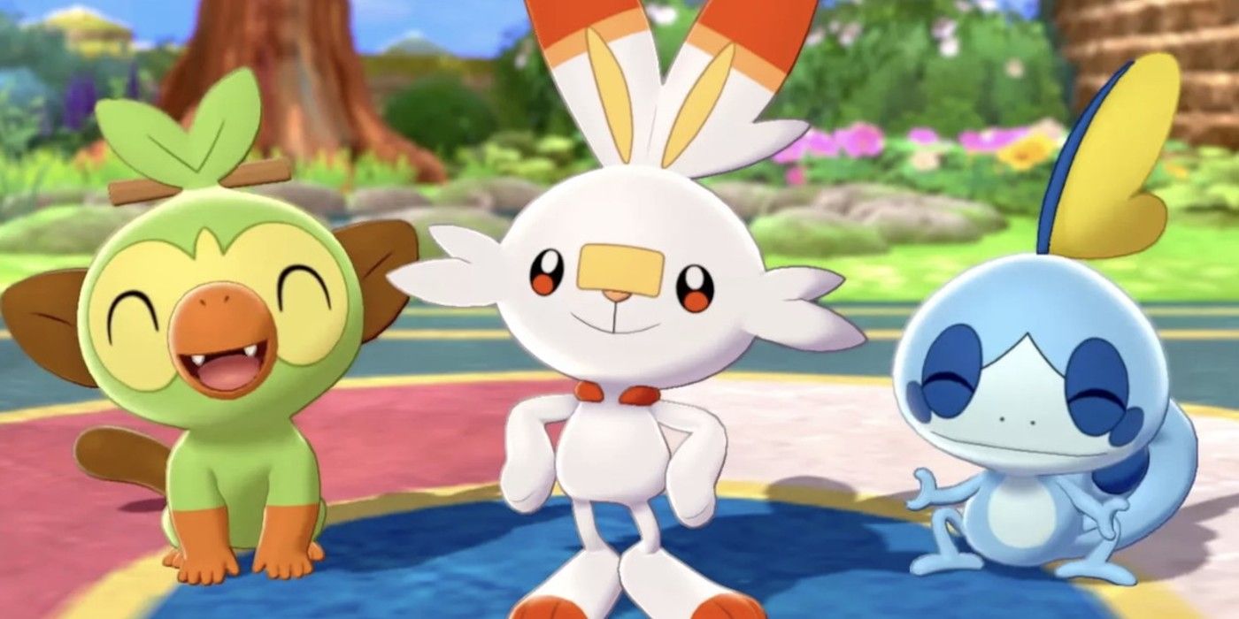 Tiga starter dari Pokemon Sword dan Shield siap beraksi