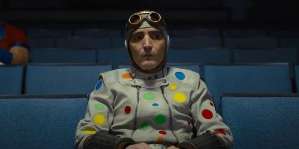 Polka-Dot Man in an auditorium in The Suicide Squad