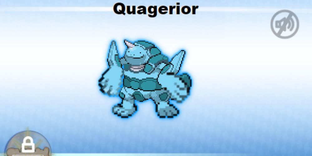 Quagerior in the Pokémon Fusion app.
