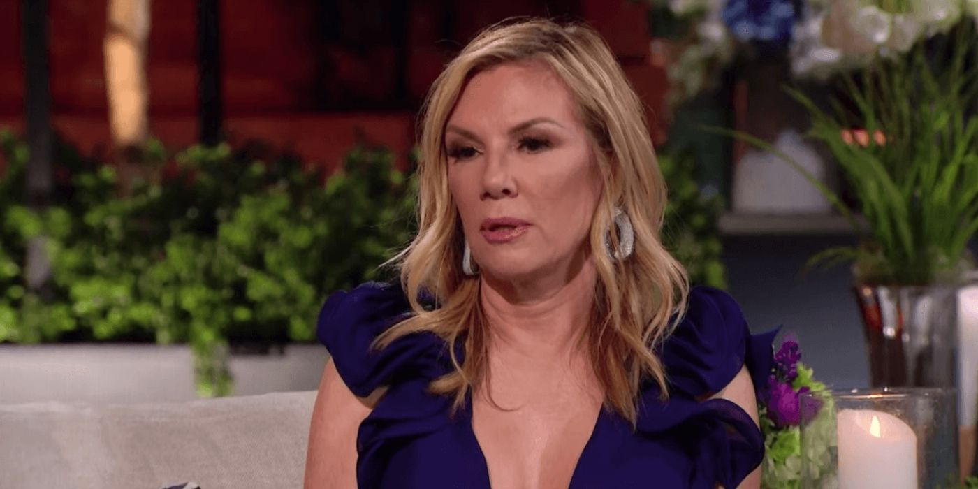Ramona Singer looking serious on The Real Housewives Of New York City