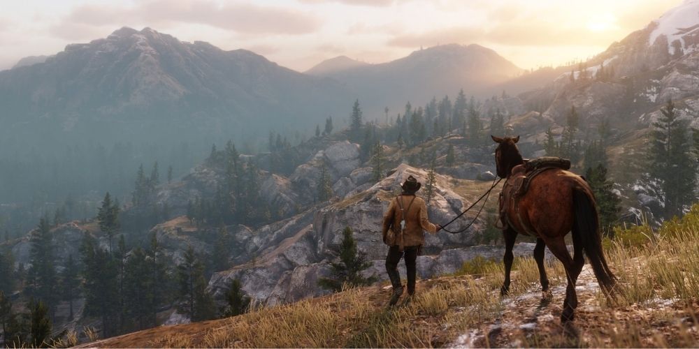 Belas paisagens são abundantes em Red Dead Redemption 2