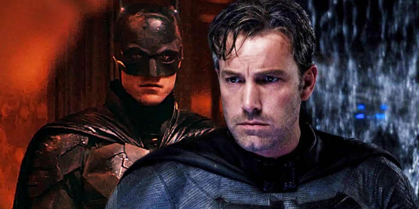 Robert Pattinson and Ben Affleck as Batman