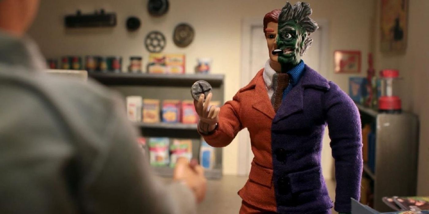 Two-Face as seen in Robot Chicken