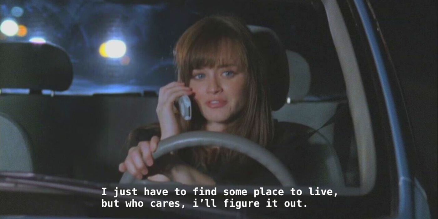 Rory driving home from her grandparents, talking about Yale on Gilmore Girls