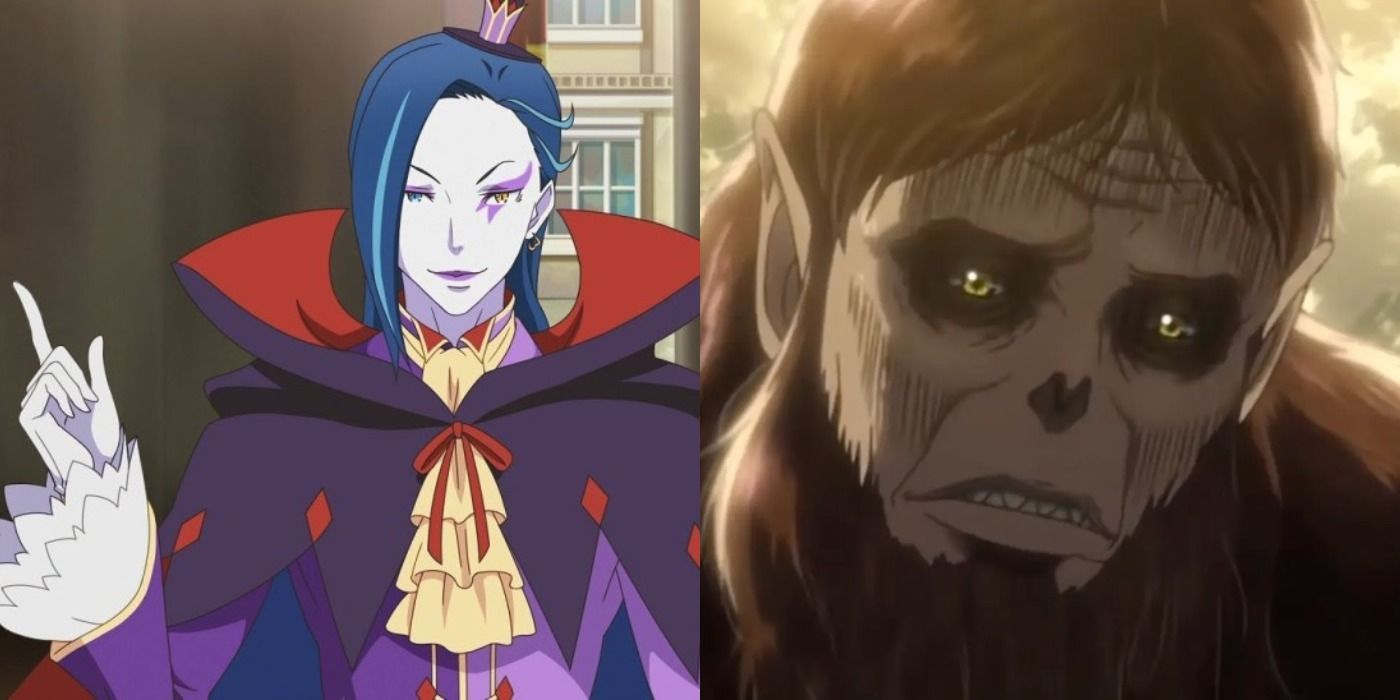 Roswaal from Re Zero and the Beast Titan from Attack on Titan