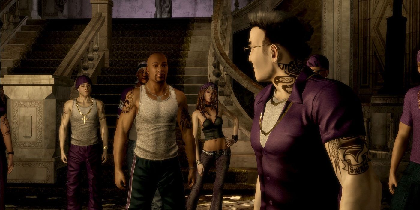 Saints Row 2 characters in stare off