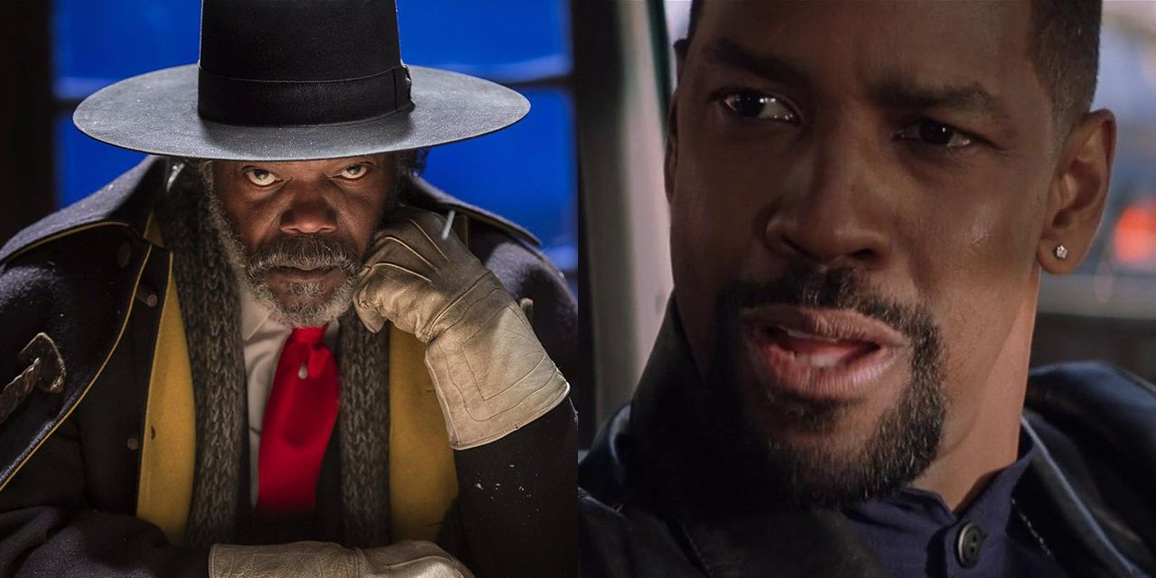Samuel L Jackson in The Hateful Eight and Denzel Washington in Training Day
