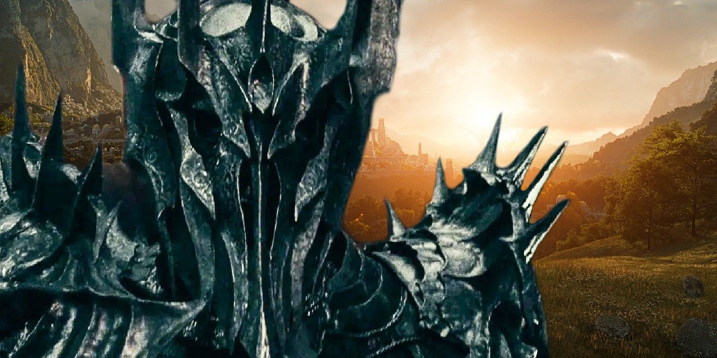 Sauron and Amazon Valinor in Lord of the Rings