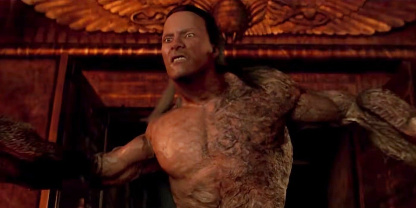 The Scorpion King appears in The Mummy Returns