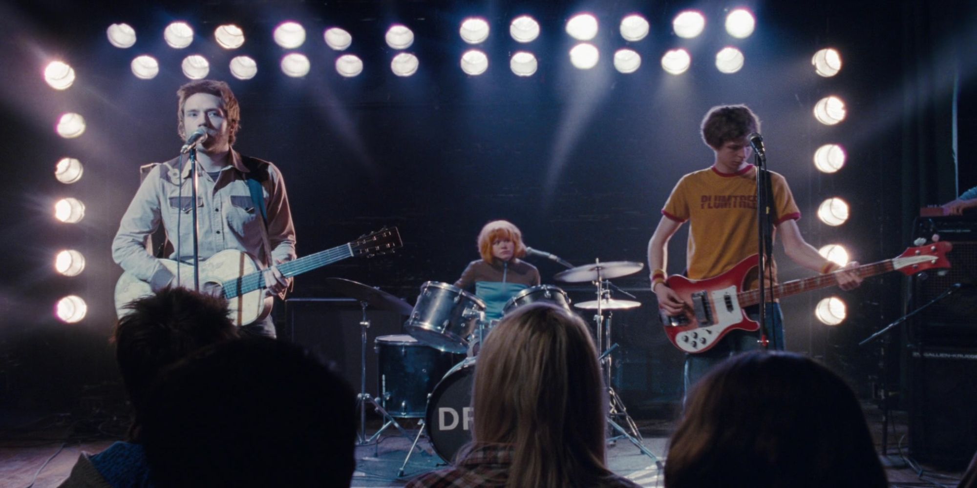 Sex Bob-omb plays a song onstage in Scott Pilgrim vs. the World.