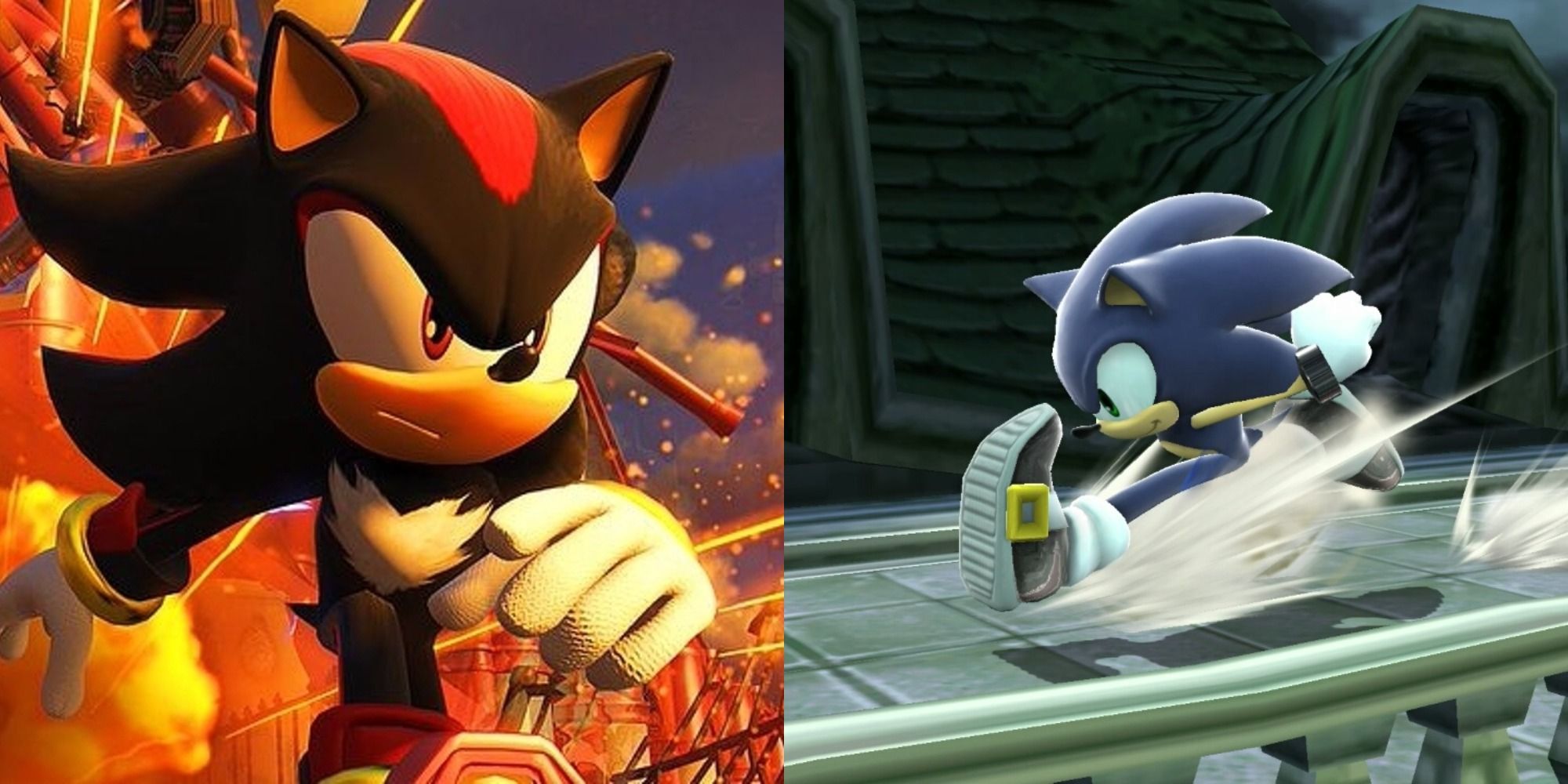 Sonic and the Hedgehog brothers Photo: dark super sonic 2