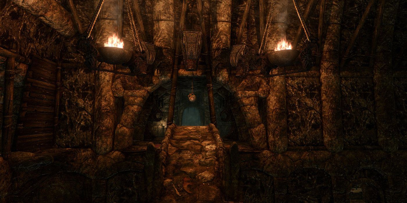 A retextured high-res overhaul of Bleak Falls Barrow in Skyrim