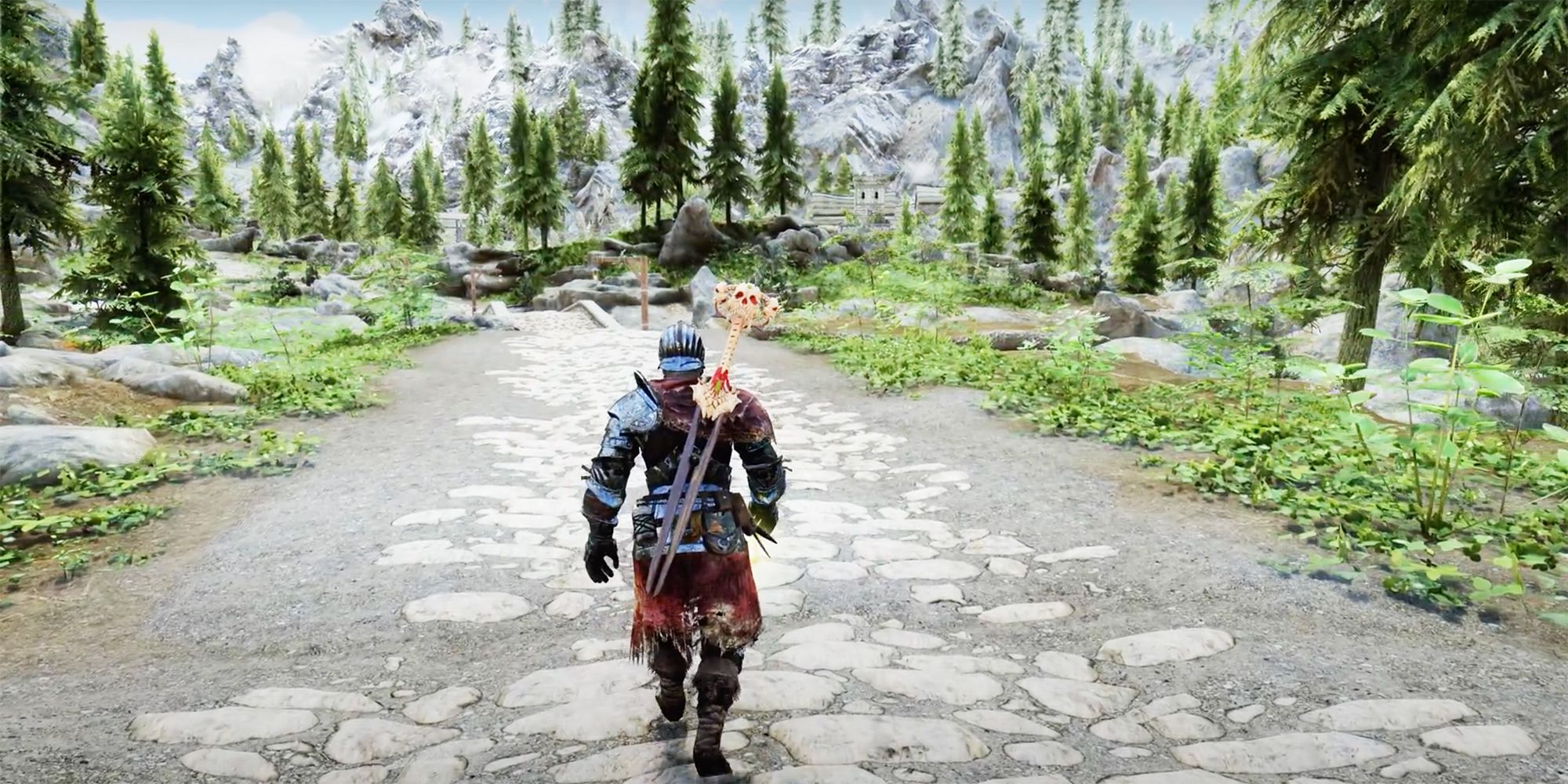 A heavily modded version of Skyrim