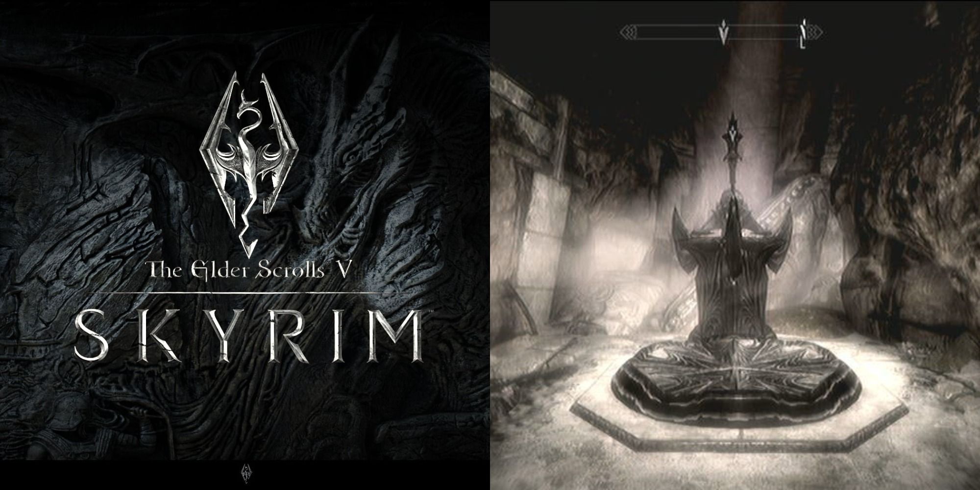 Box art for the video game The Elder Scrolls V: Skyrim.