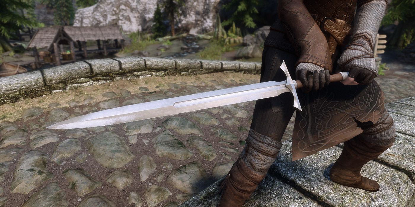 skyrim special edition weapon animation mod