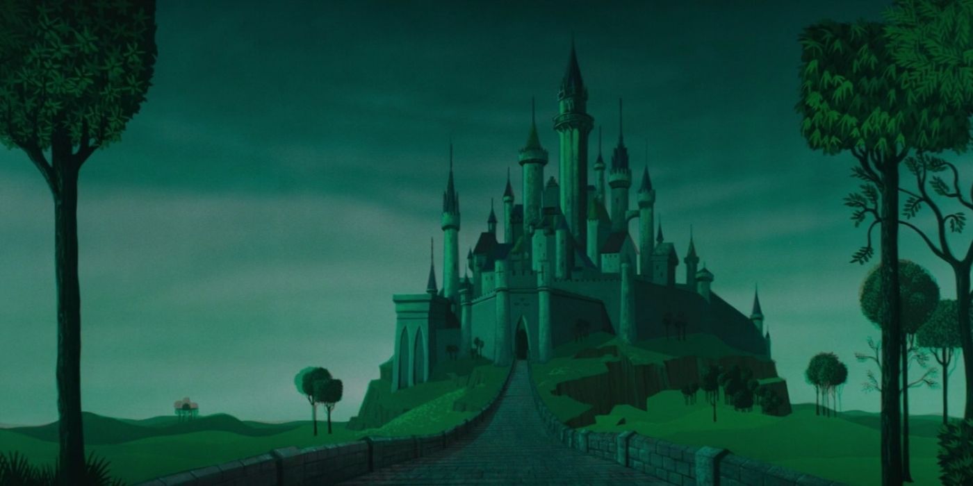 King Stefan's castle as seen in Sleeping Beauty