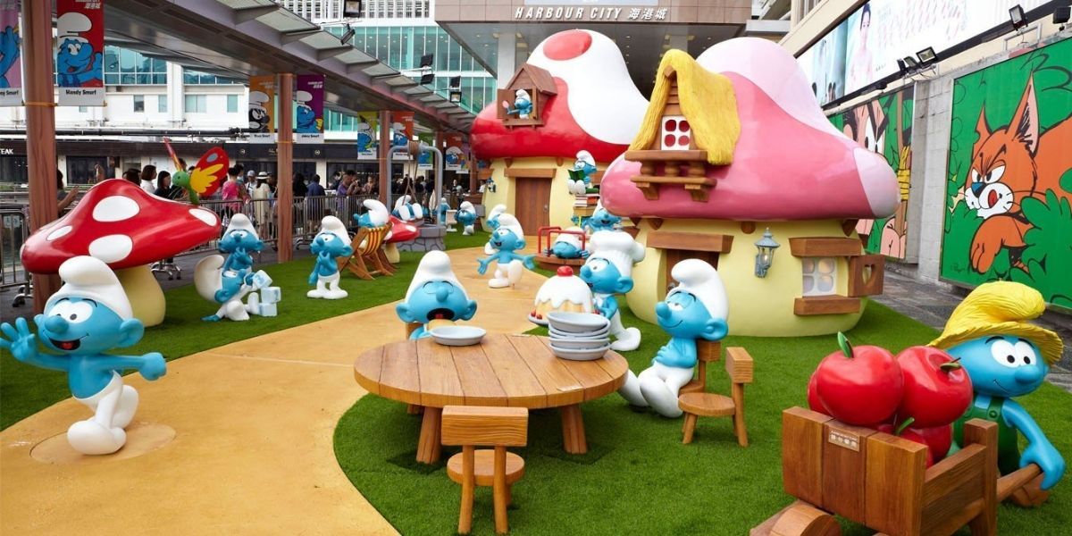 Smurf Village at MotionGate in Dubai