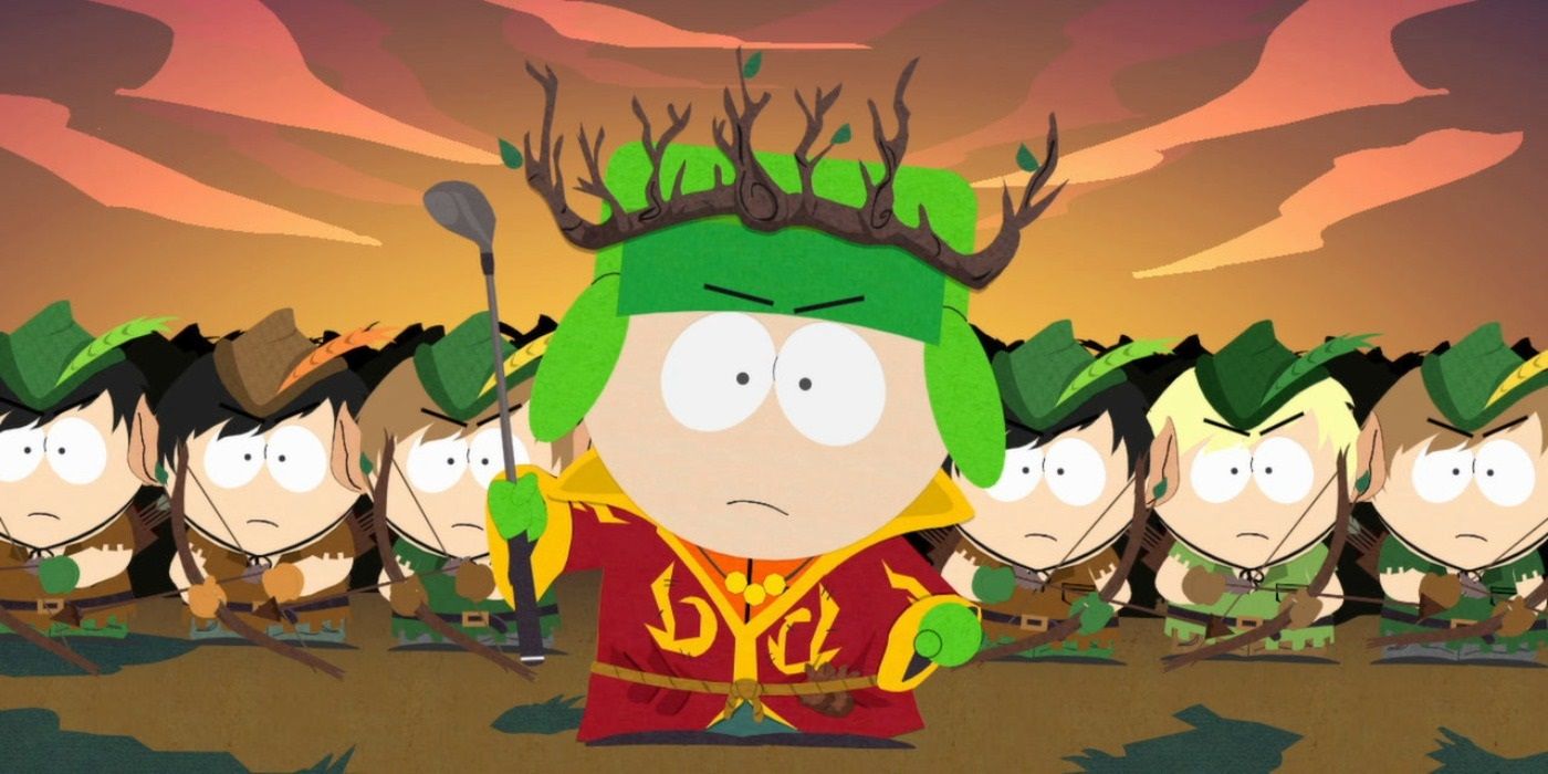 An image of Kyle with his army in South Park the Stick of Truth
