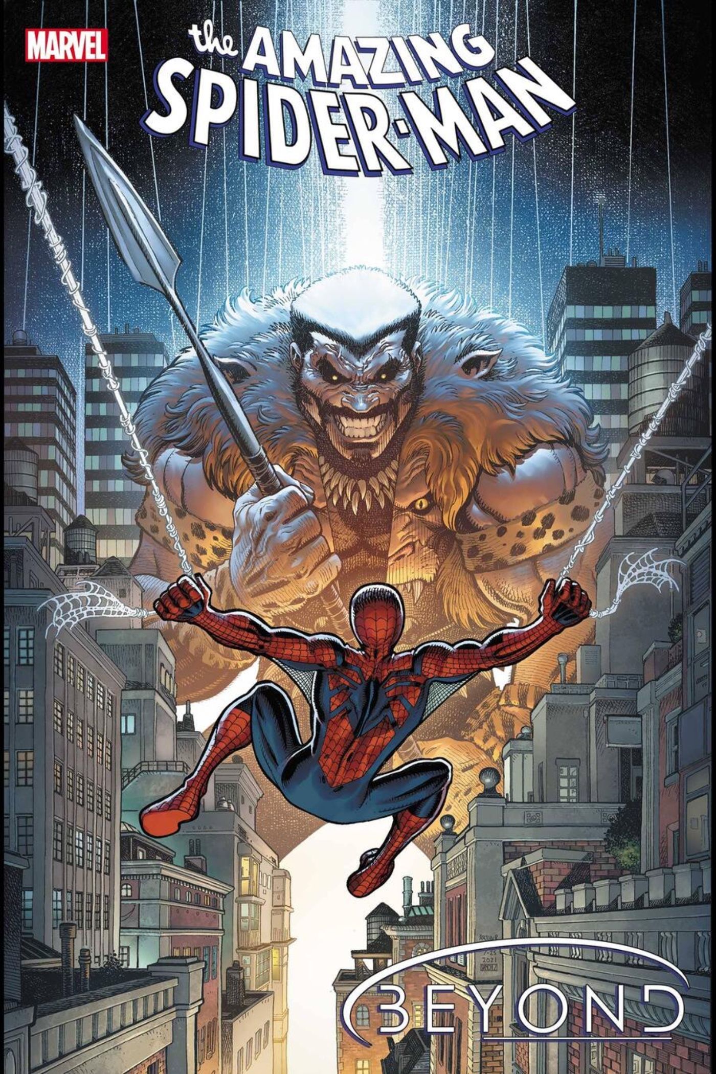 Kraven the Hunter stalks the Ben Reilly Spider-Man
