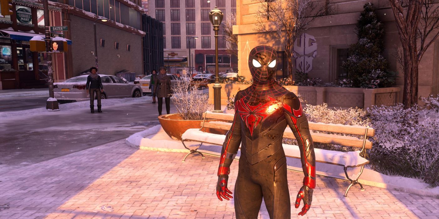 Spider-Man PS5 Suit Damage Peter Miles