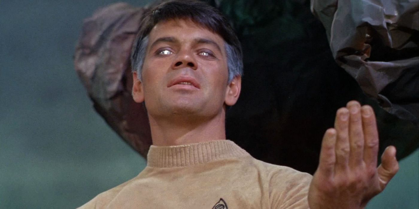 A picture of Star Trek's Gary Mitchell from the orignal series is shown.