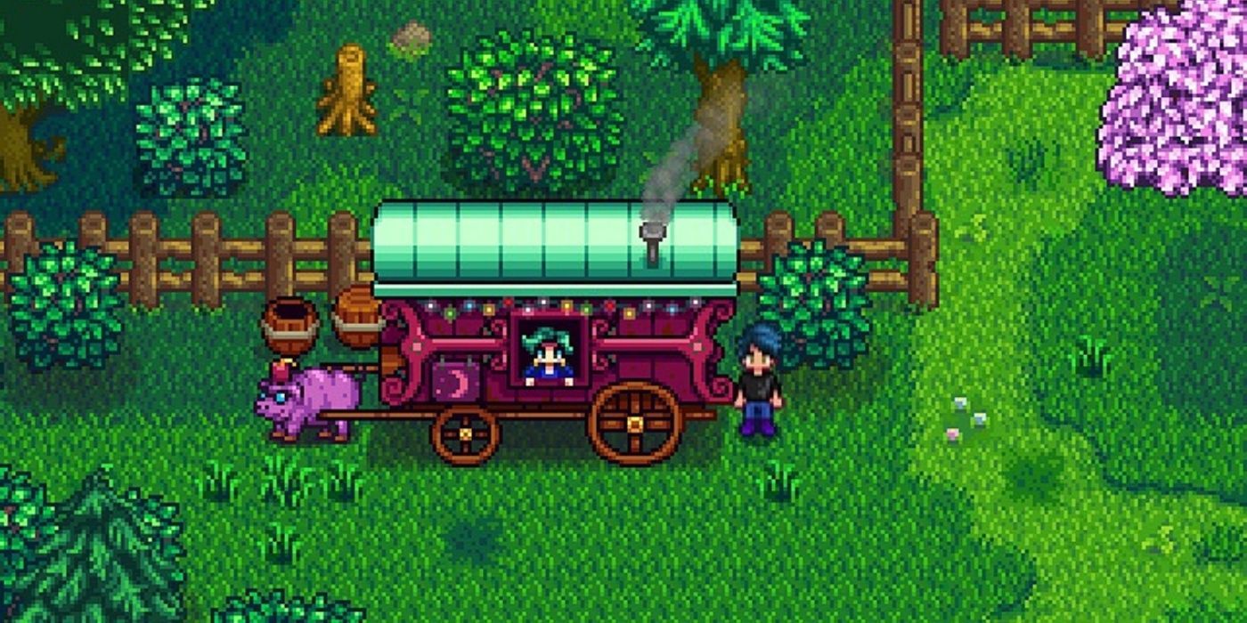 The Traveling Cart as seen in Stardew-Valley