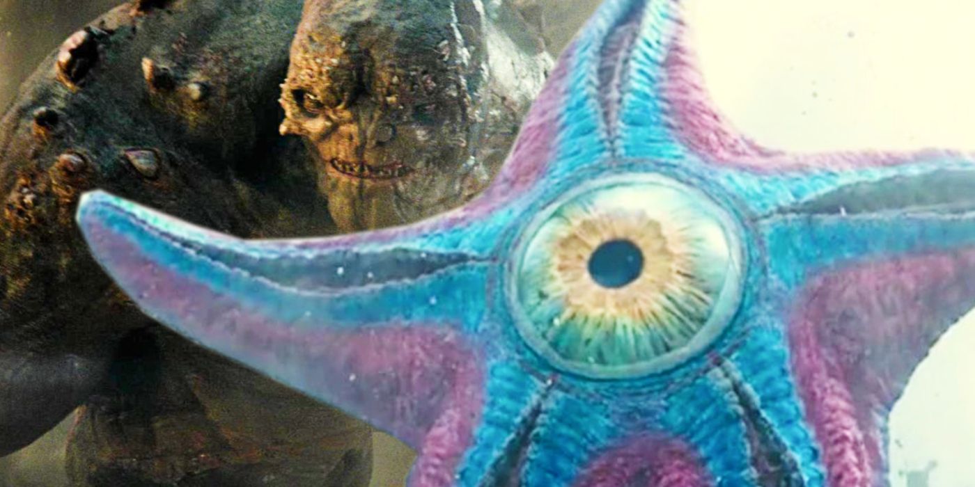 Starro in The Suicide Squad and Doomsday in BvS