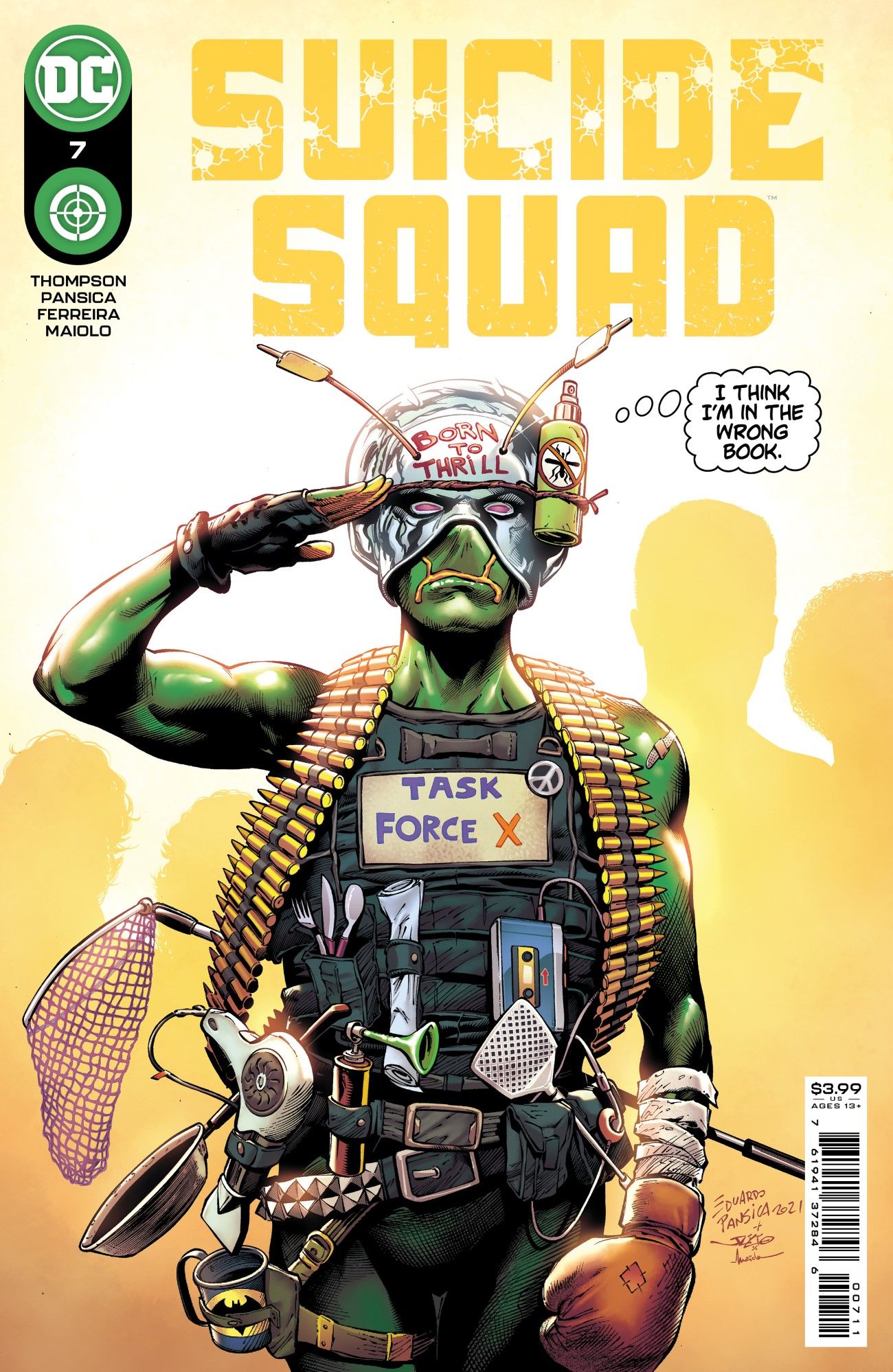Suicide Squad 7 Ambush Bug Comic Cover