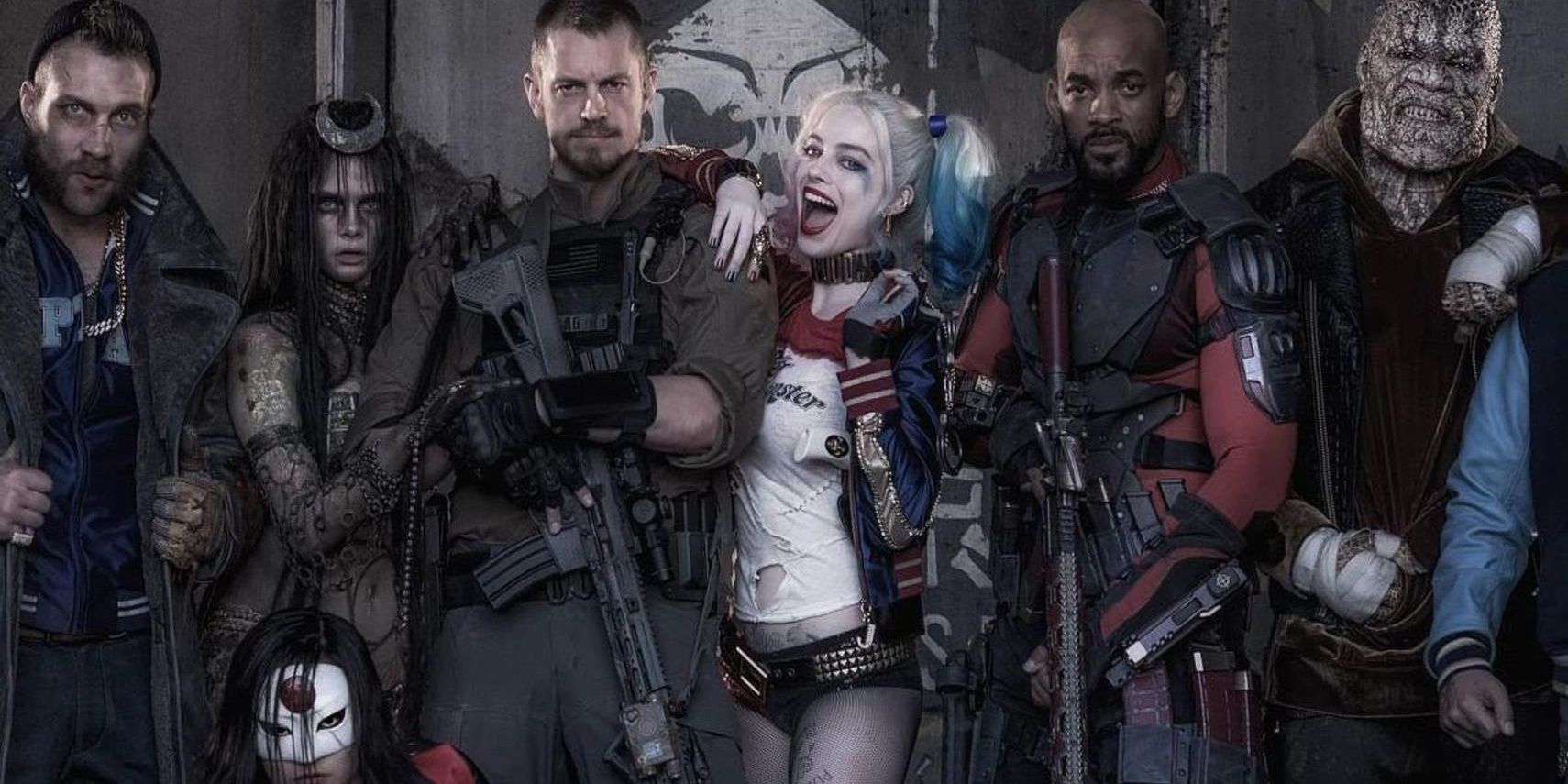 The Suicide Squad poses together