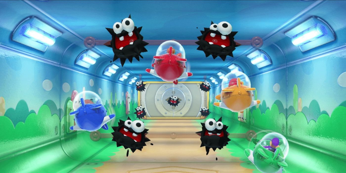 Super Mario Party Fuzzy Flight School Screenshot