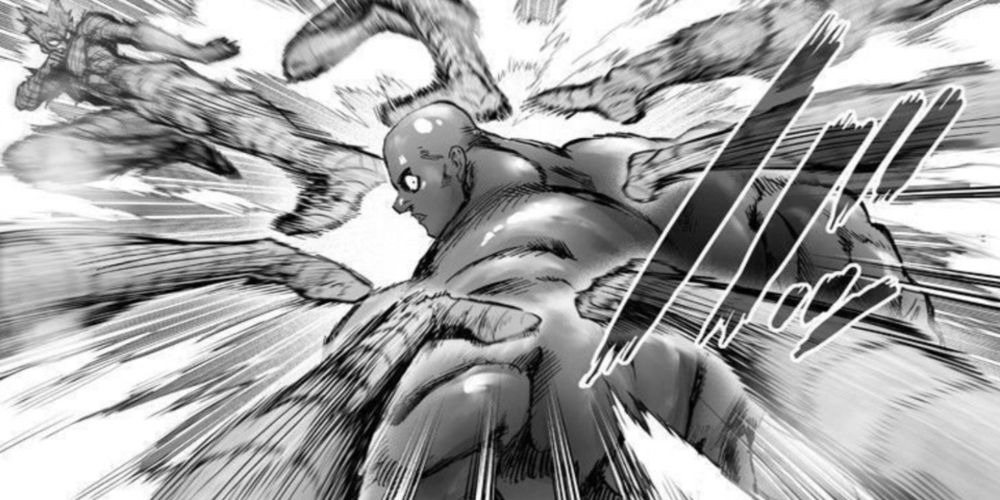Superalloy Darkshine from the One-Punch Man manga.