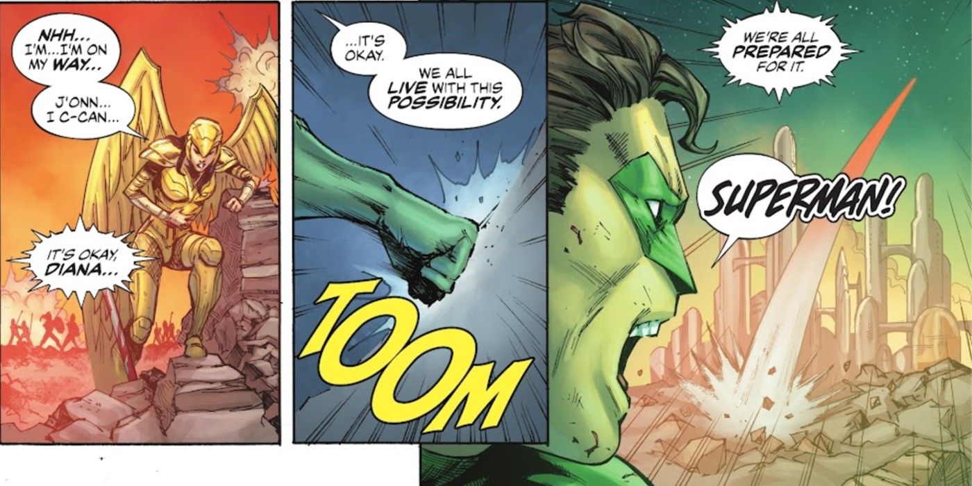 Superman Abandons Green Lantern