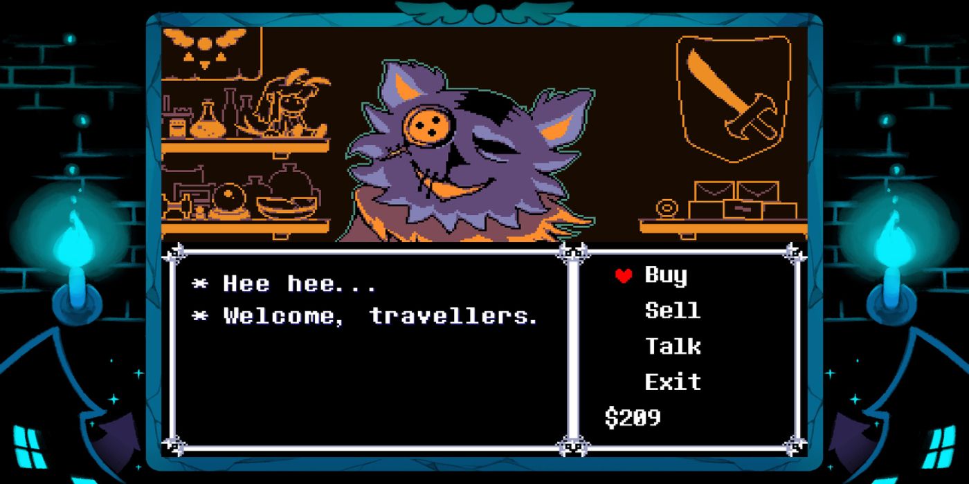 A screenshot of the game Deltarune on the Nintendo Switch.