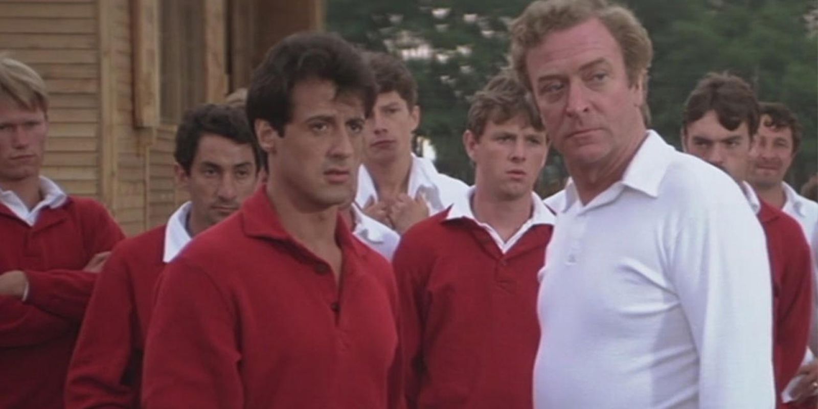 Sylvester Stallone and Michael Caine in Victory 1981