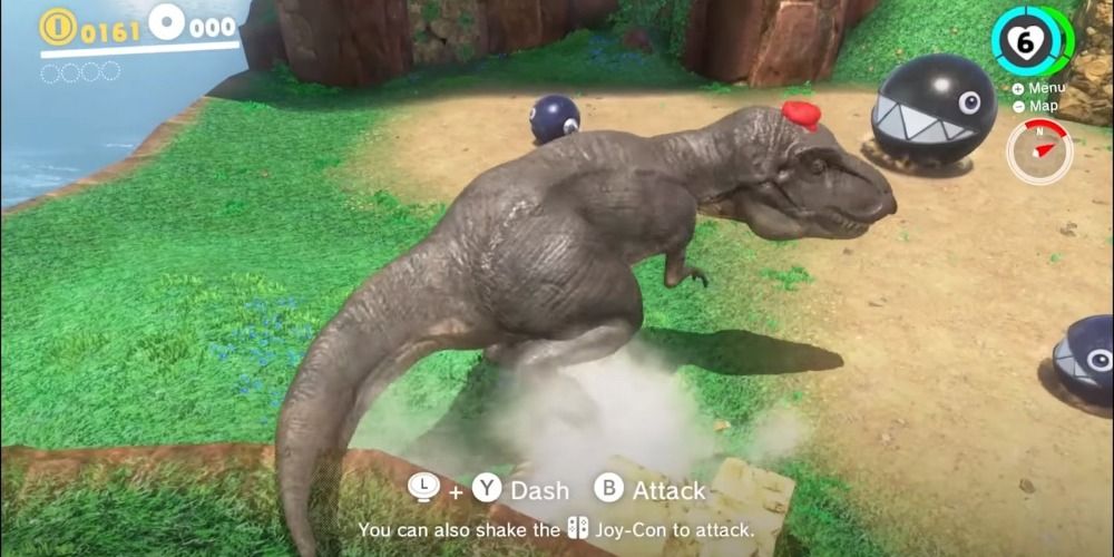 T-Rex in Super Mario Odyssey