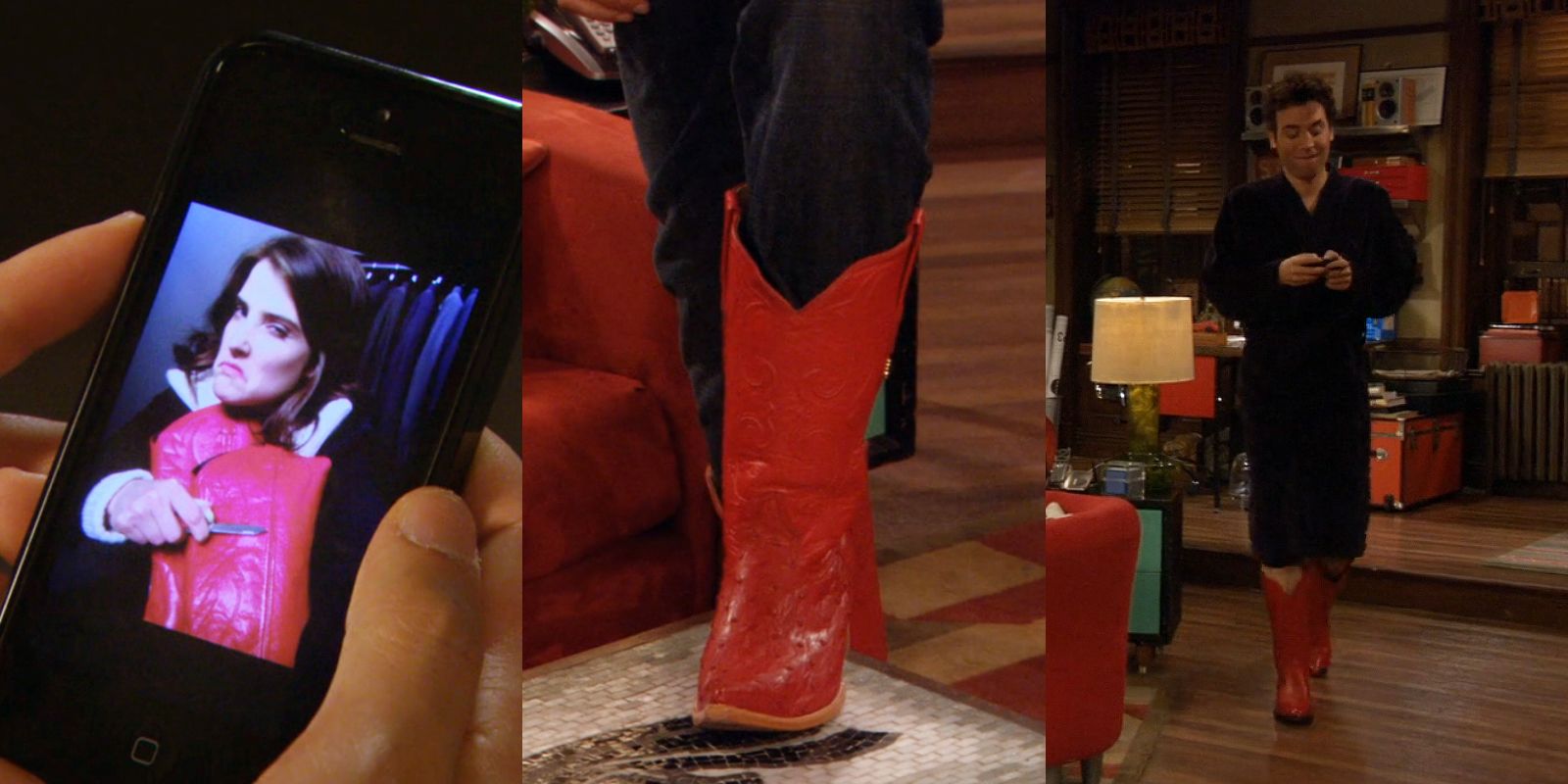 How I Met Your Mother Every Time Teds Red Cowboy Boots Made An Appearance