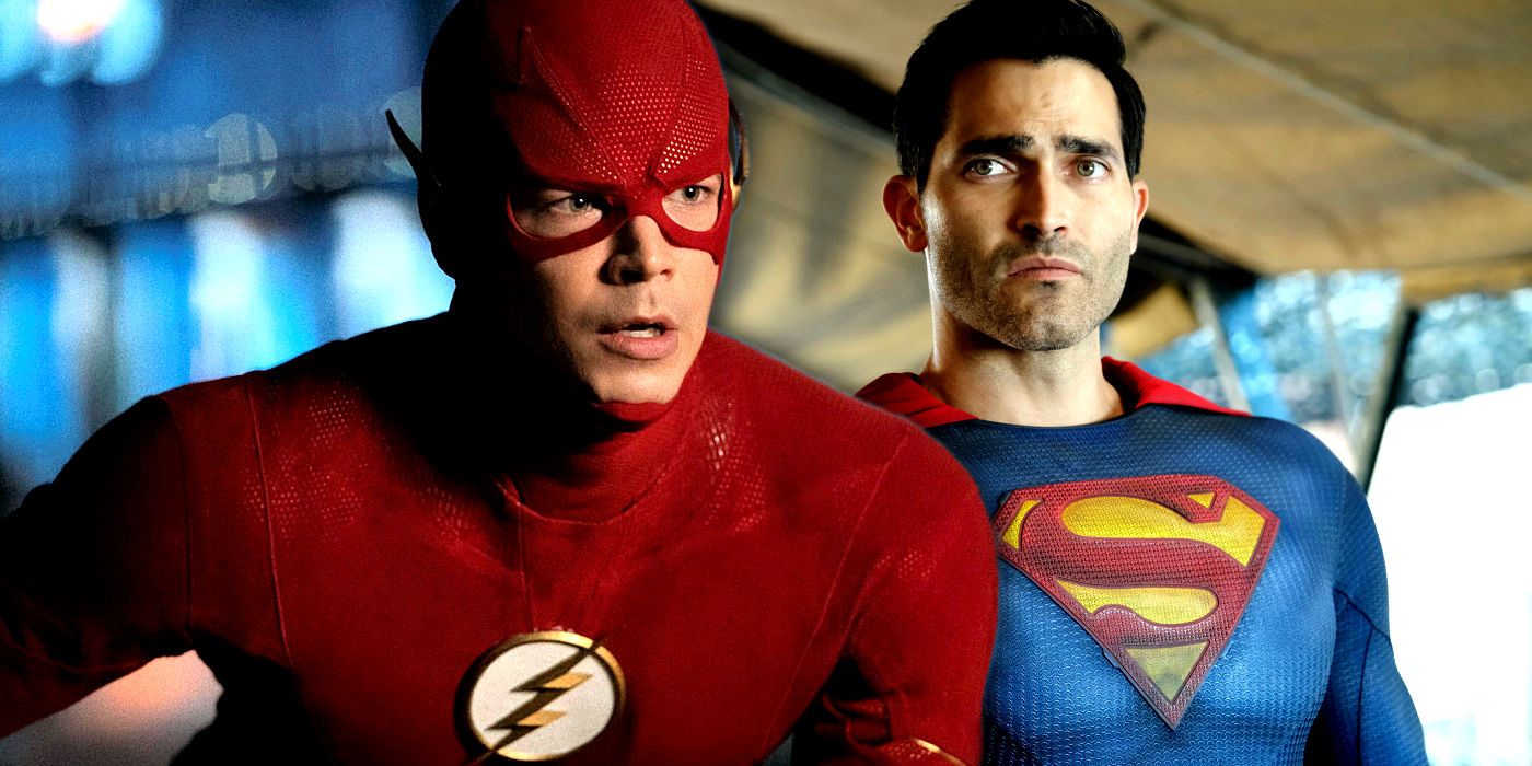 The Flash and Superman in Arrowverse