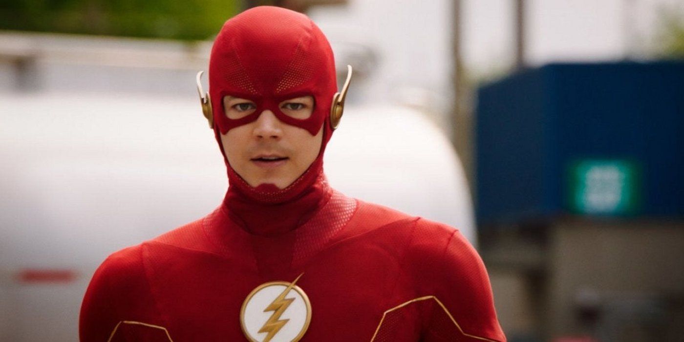 The Flash looks straight ahead