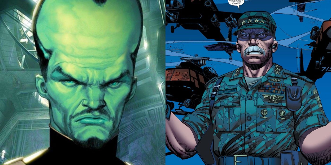 The Leader and General Ross as Hulk villains.