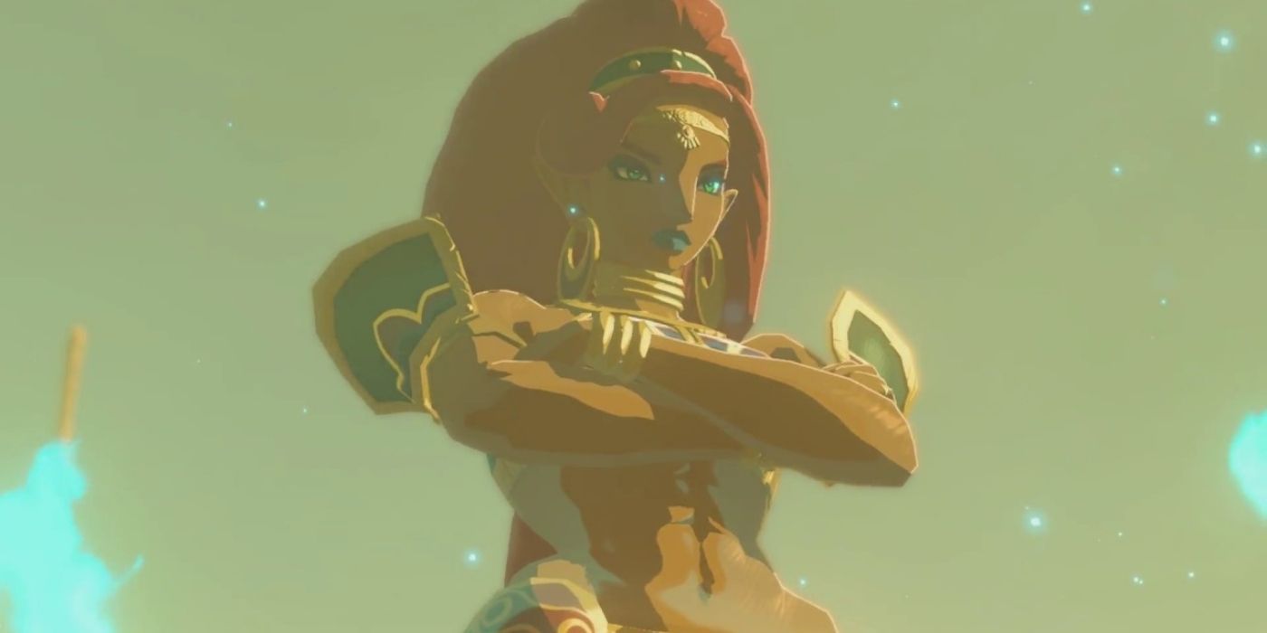 Urbosa with her arms crossed in Breath of the Wild