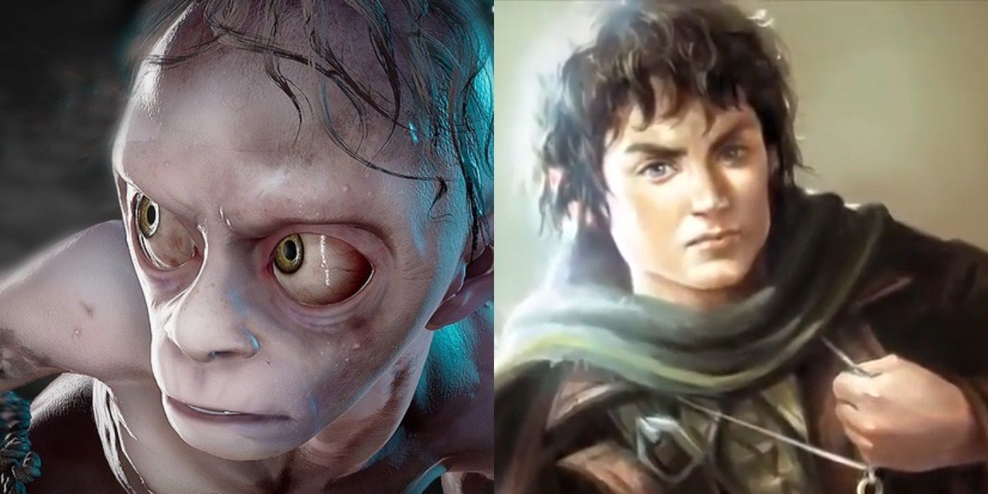 The Lord of the Rings Gollum Frodo Cover