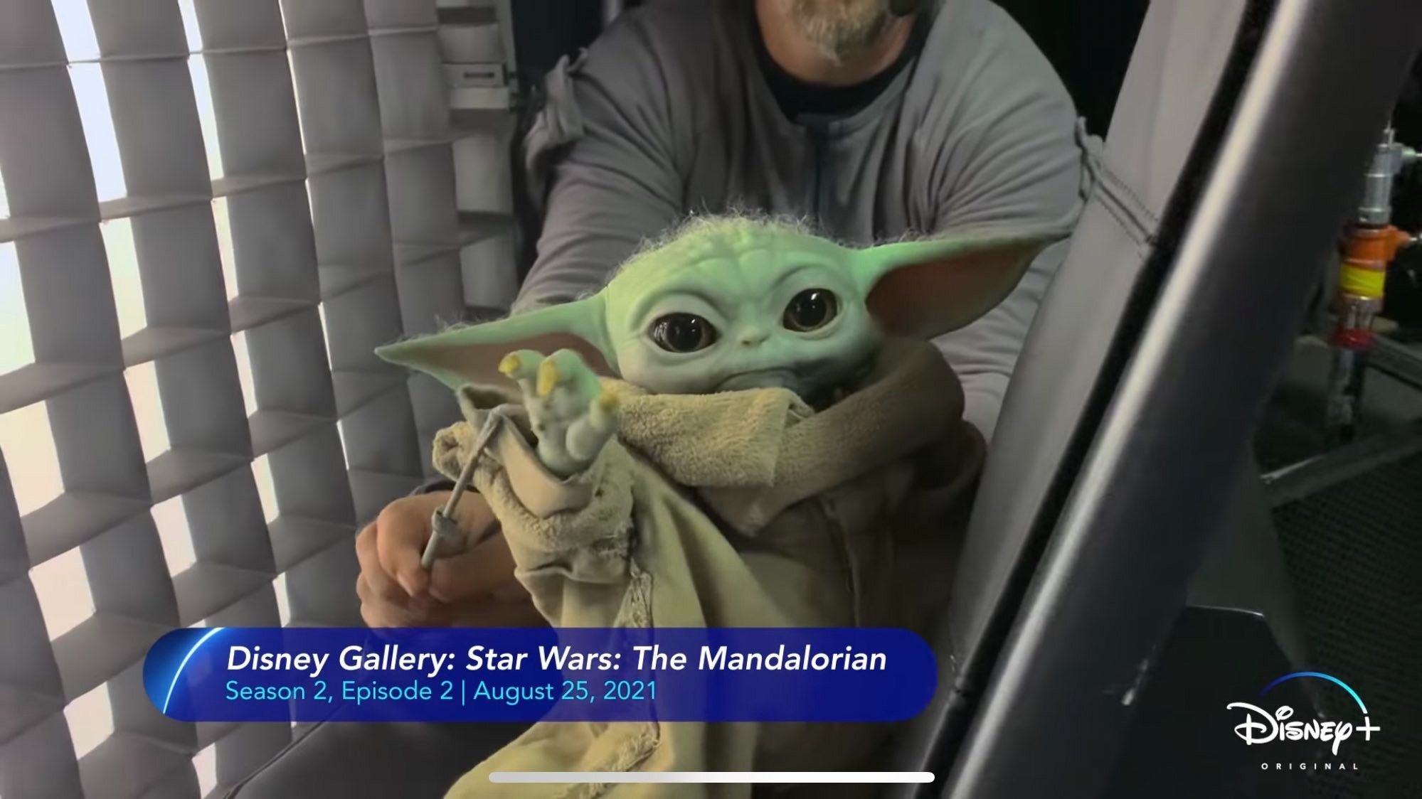 The Mandalorian season 2 Baby Yoda Grogu behind the scenes