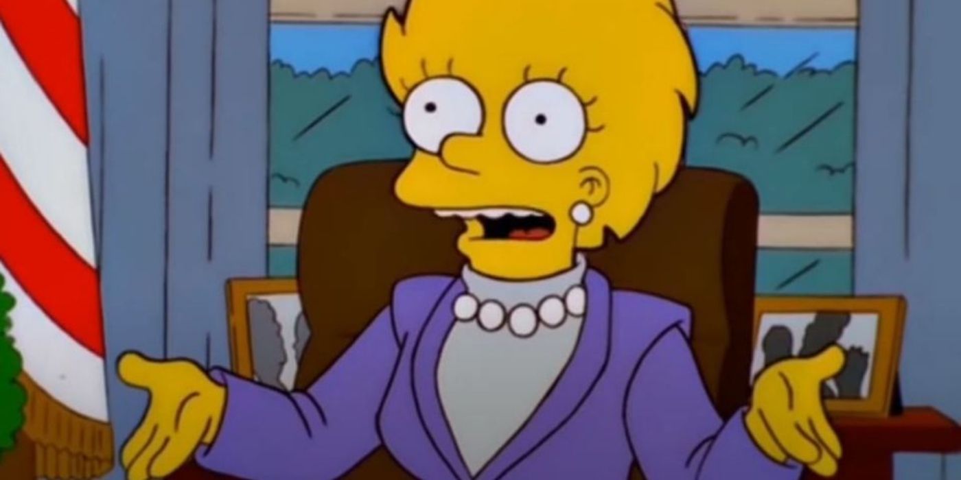The Simpsons Lisa Simpson as President