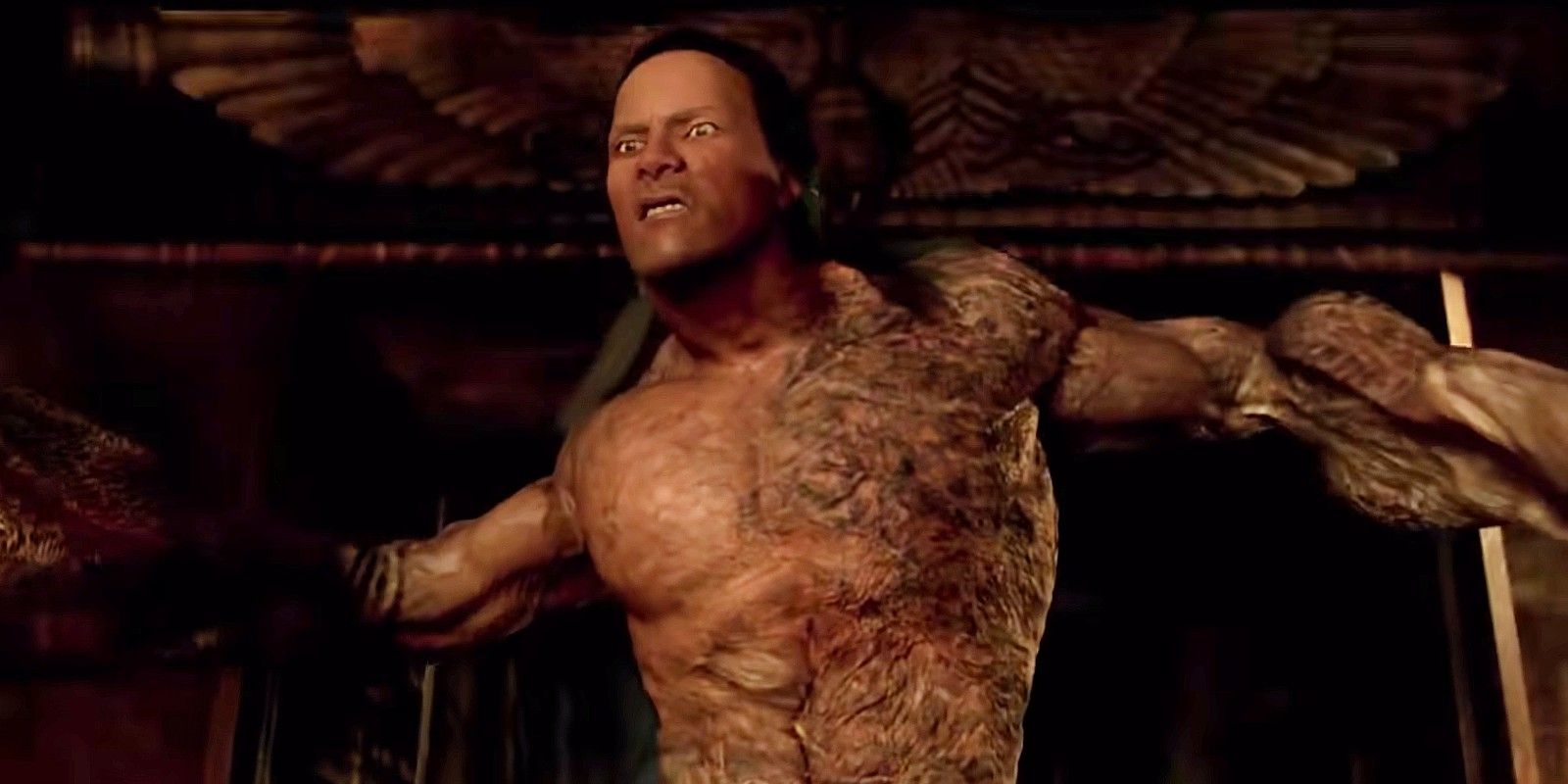 The Scorpion King uncaged in The Mummy Returns