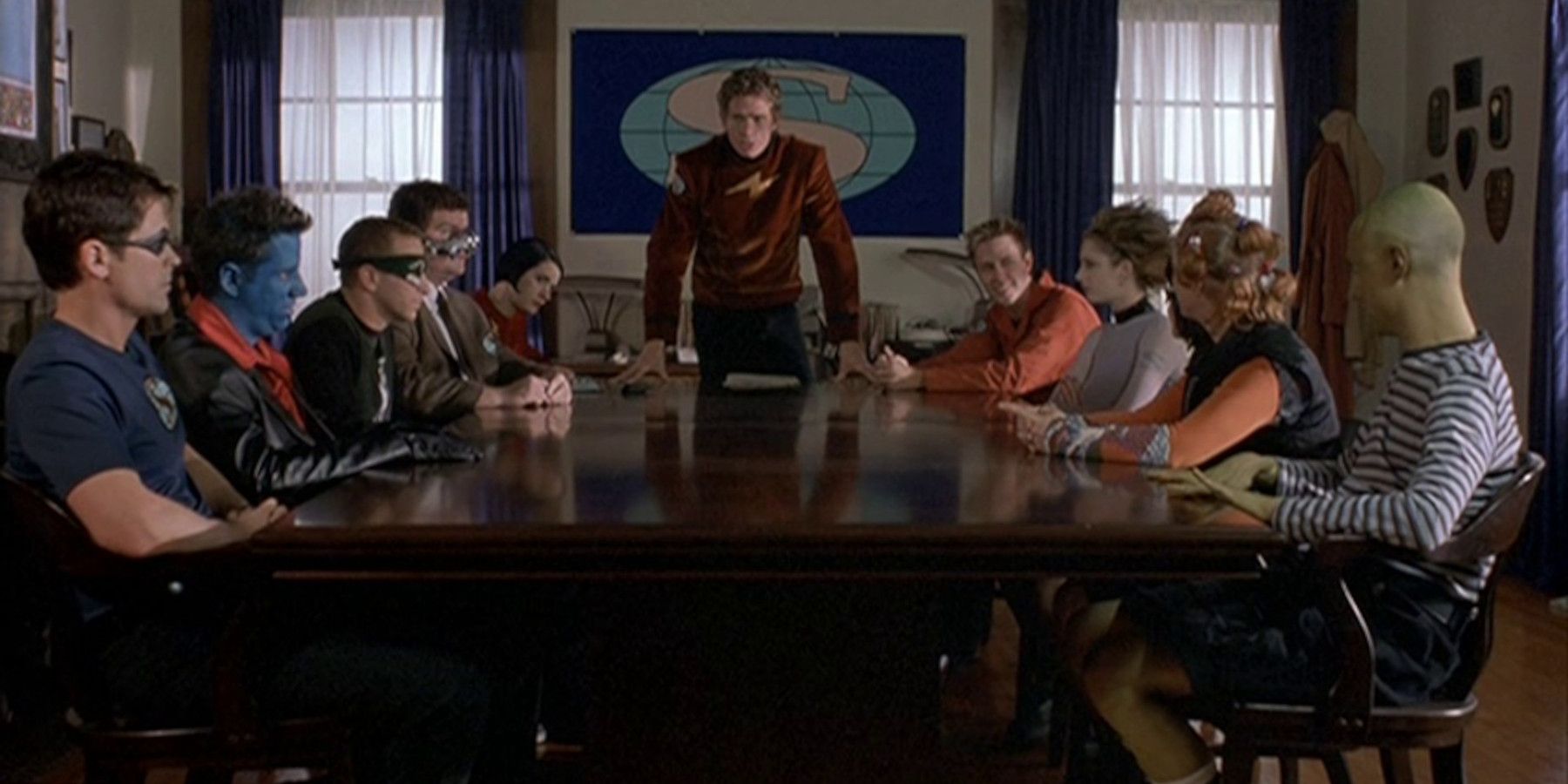 The Specials Team Meeting 2000 Superhero Movie James Gunn
