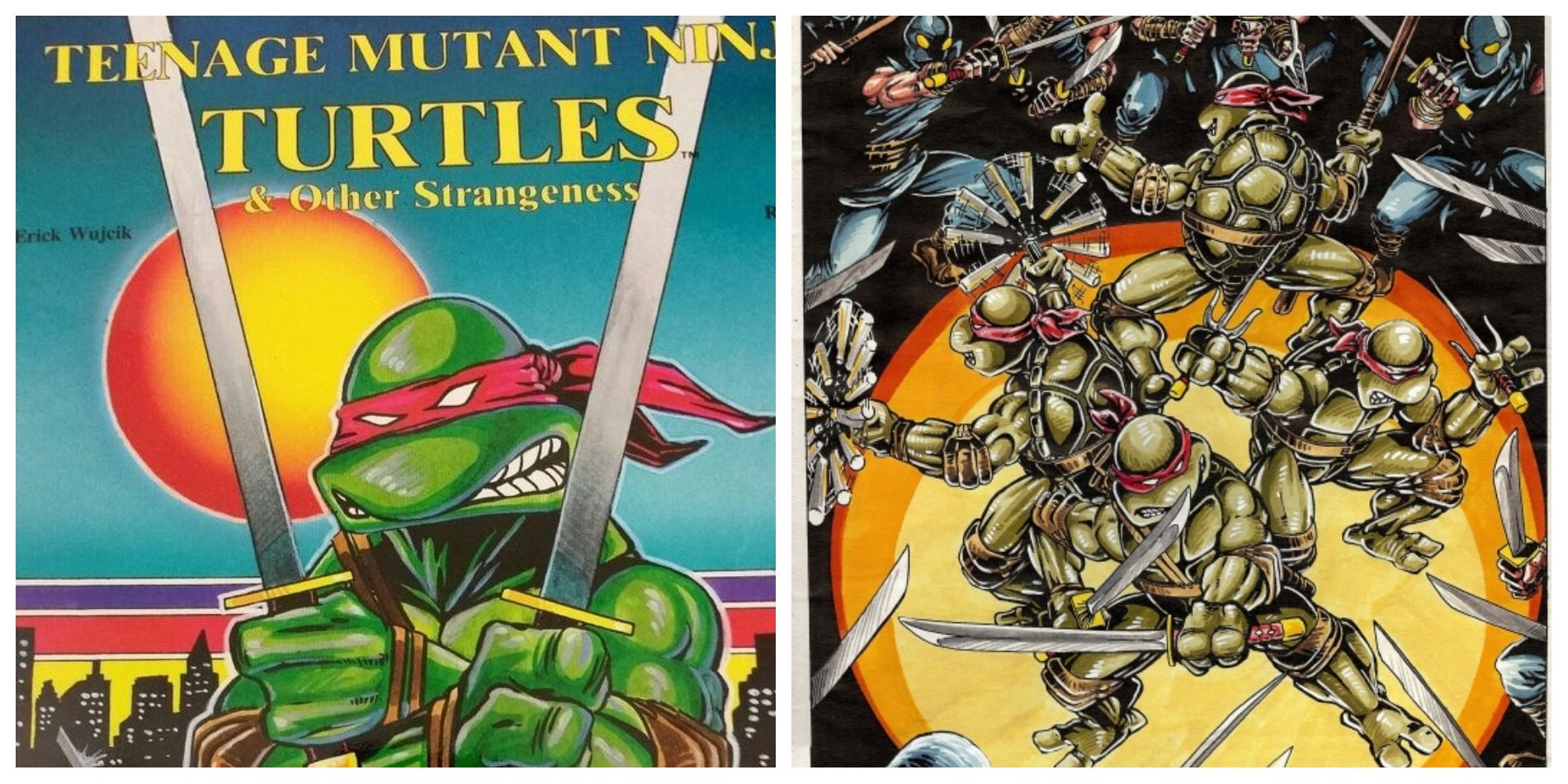 The TMNT Tabletop RPG Was Bizarre For All The Wrong Reasons - TMNT &amp; Other Strangeness Front &amp; Back
