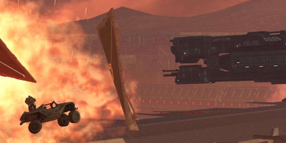 Halo 3's climactic Warthog run.